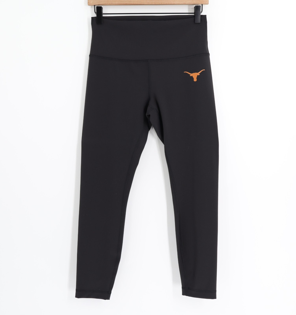 Lululemon Sz 10 Texas Longhorns Wunder Train High-Rise Tight 25 Black Leggings